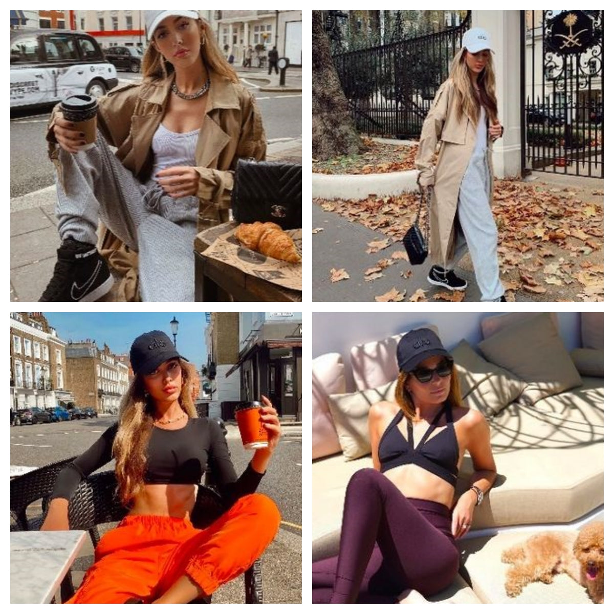 Fashion One Size Unisex Off-Duty Cap Adjustable Yoga Hat Baseball Cap Trucker Hat