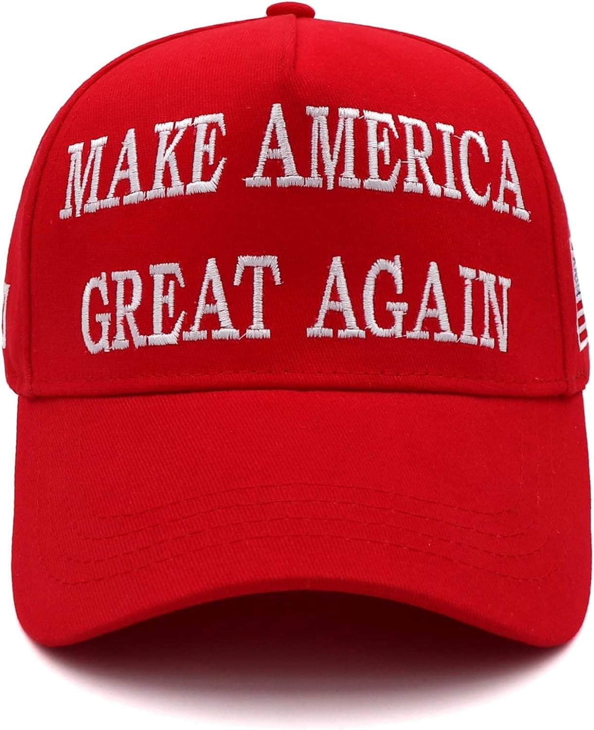 Trump 2024 45-47 MAGA Hat Make America Great Again Donald Trump Slogan with USA Flag Baseball Cap, Red