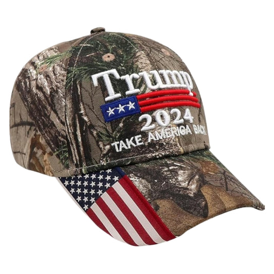 Trump 2024 Hat Donald Trump Hat MAGA Hat Make America Great Again Hat USA Flag Embroidered MAGA Adjustable Baseball Cap