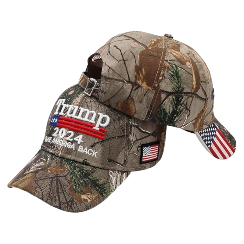 Trump 2024 Hat Donald Trump Hat MAGA Hat Make America Great Again Hat USA Flag Embroidered MAGA Adjustable Baseball Cap