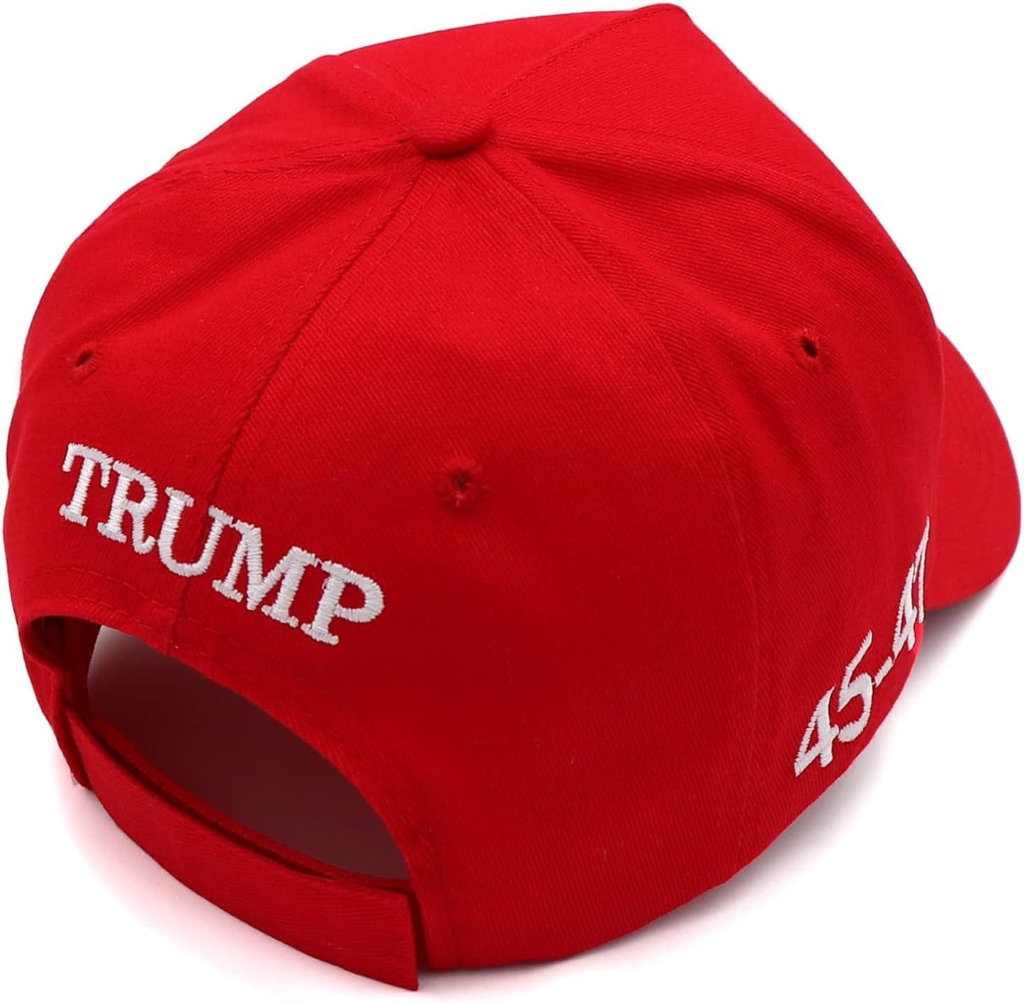 Trump 2024 45-47 MAGA Hat Make America Great Again Donald Trump Slogan with USA Flag Baseball Cap, Red
