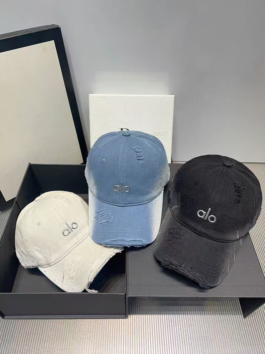 Collision Color Washed Baseball Caps,Trucker Hats New Cowboy Sun Protection All-match Running Hat for Men and Women