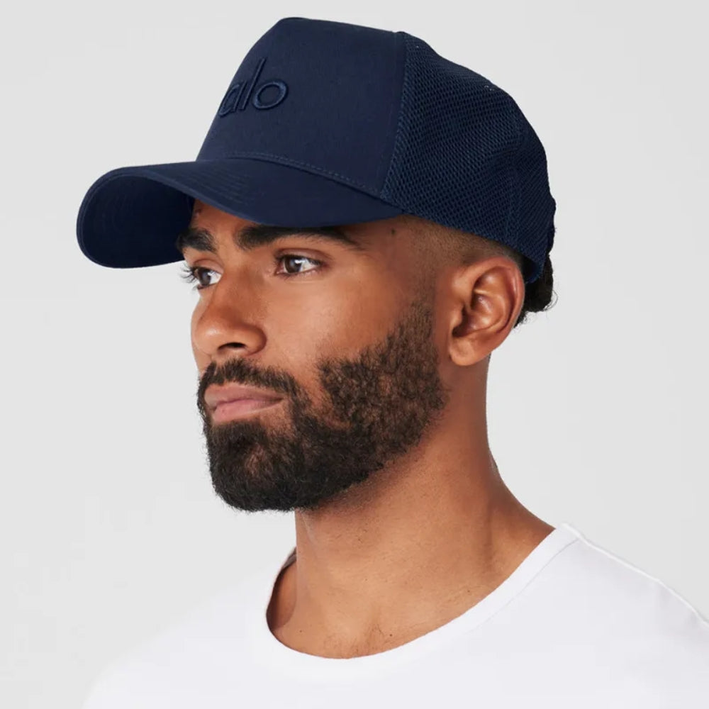 Unisex Trucker Cap Mesh Hat Breathable Classic Baseball Caps Adjust Cotton Running Ball Hats