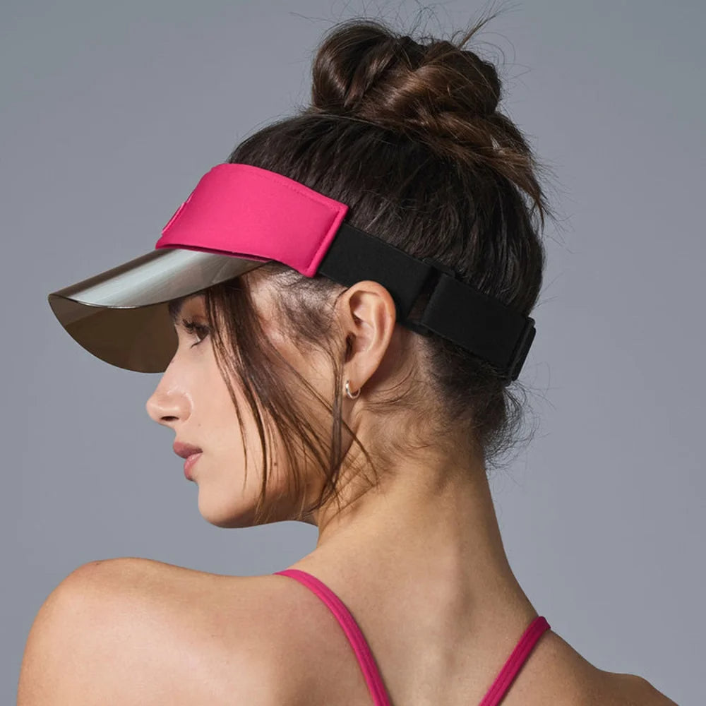 Unisex Visors Wide Brim Thicker Sweatband UV Protective Sportswear Visors Sun Hat