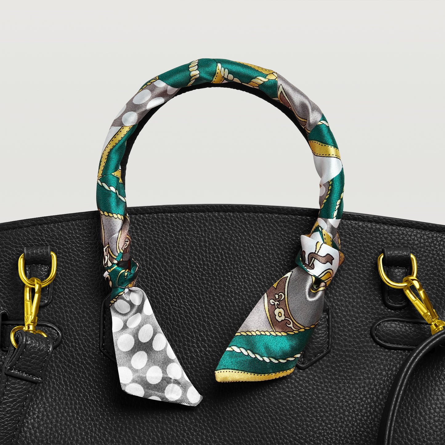 Women's Handbags Platinum Lychee Leather Tote Bags Tailored for the Fashion, Black