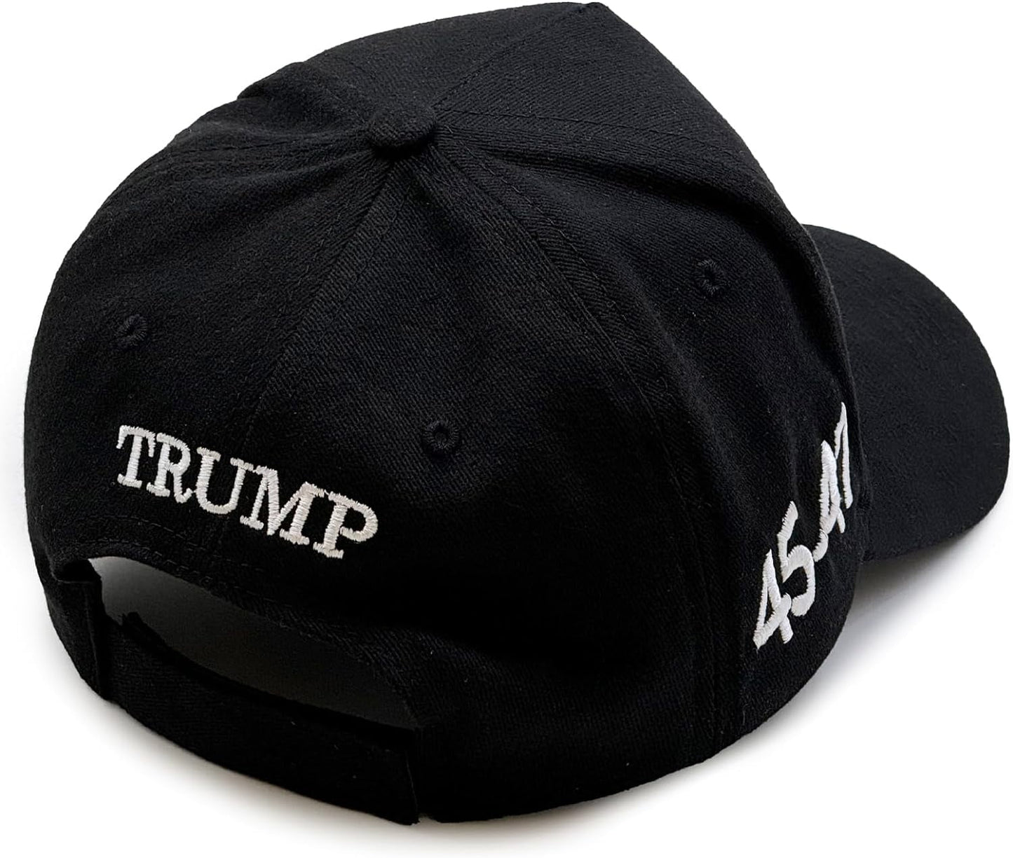 Trump 2024 45-47 MAGA Hat Make America Great Again Donald Trump Slogan with USA Flag Baseball Cap, Black