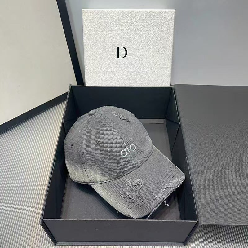 Collision Color Washed Baseball Caps,Trucker Hats New Cowboy Sun Protection All-match Running Hat for Men and Women